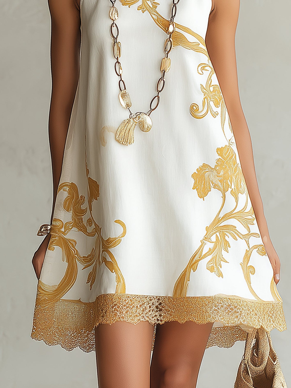 Aureore floral mini dress by Bennett and Family featuring a colorful floral pattern and a fitted silhouette.