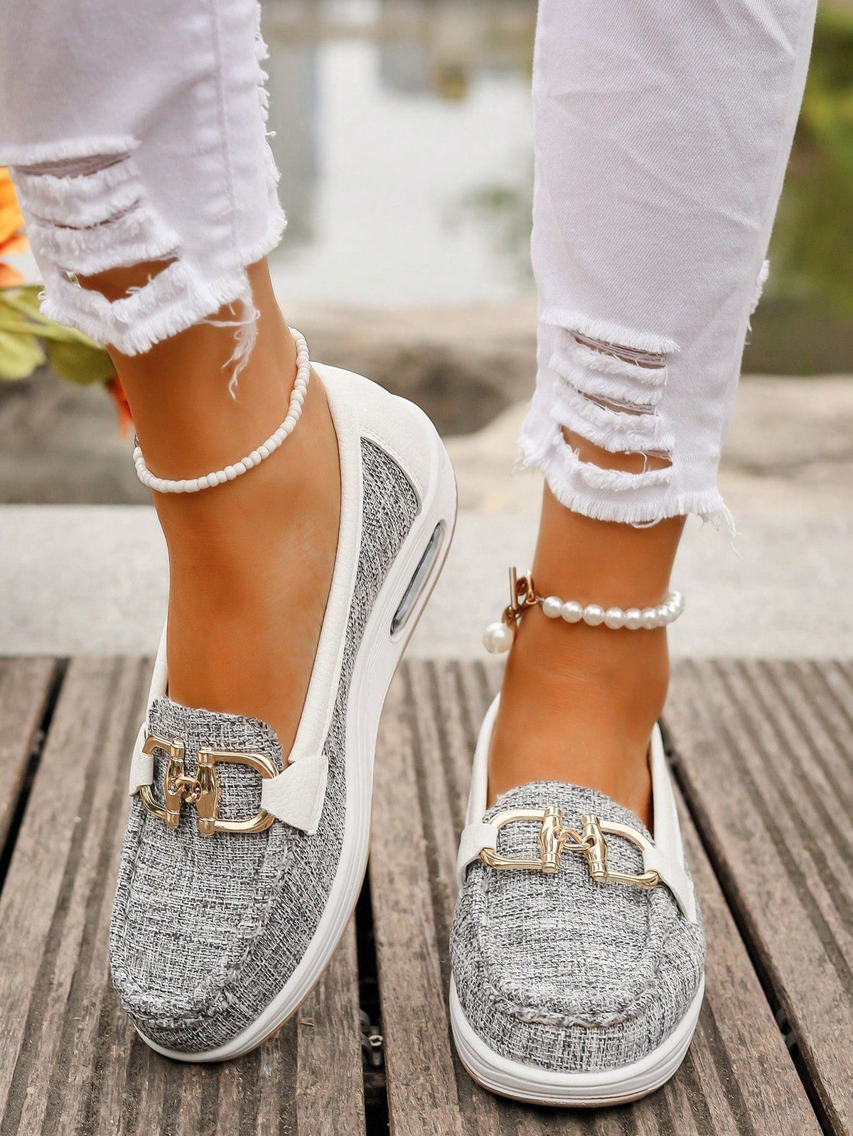 Edith | Flat Buckle Moccasins
