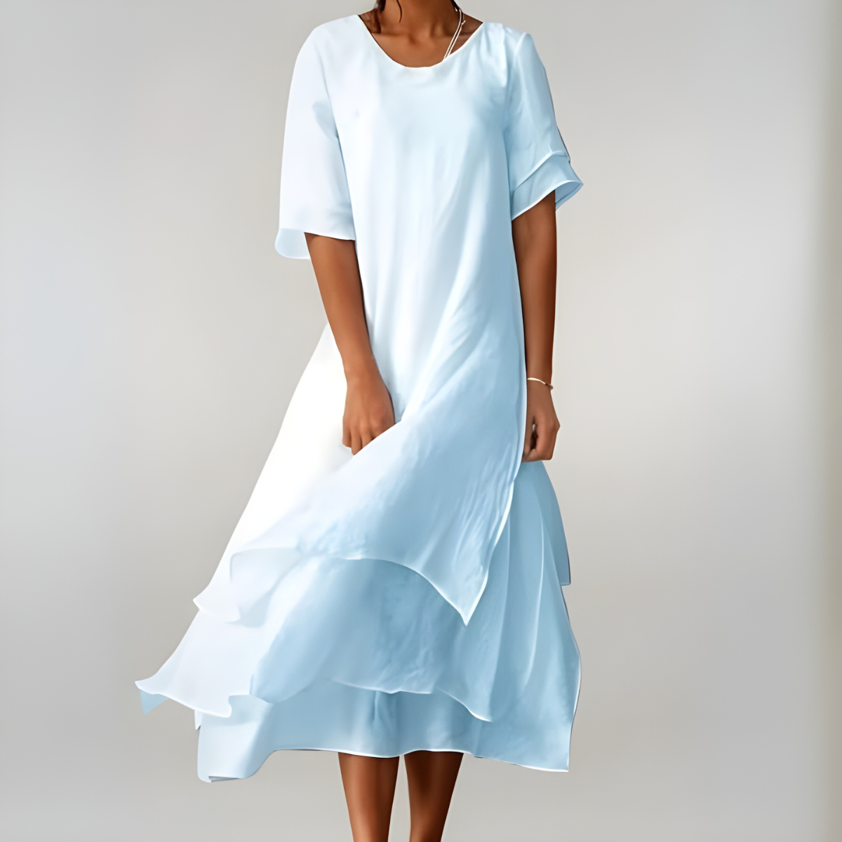 Agnès | Long, lightweight and elegant cotton dress