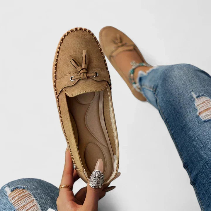 Nell Comfort Loafers by Bennett & Family Melbourne, stylish slip-on shoes with a smooth leather finish and comfortable design.