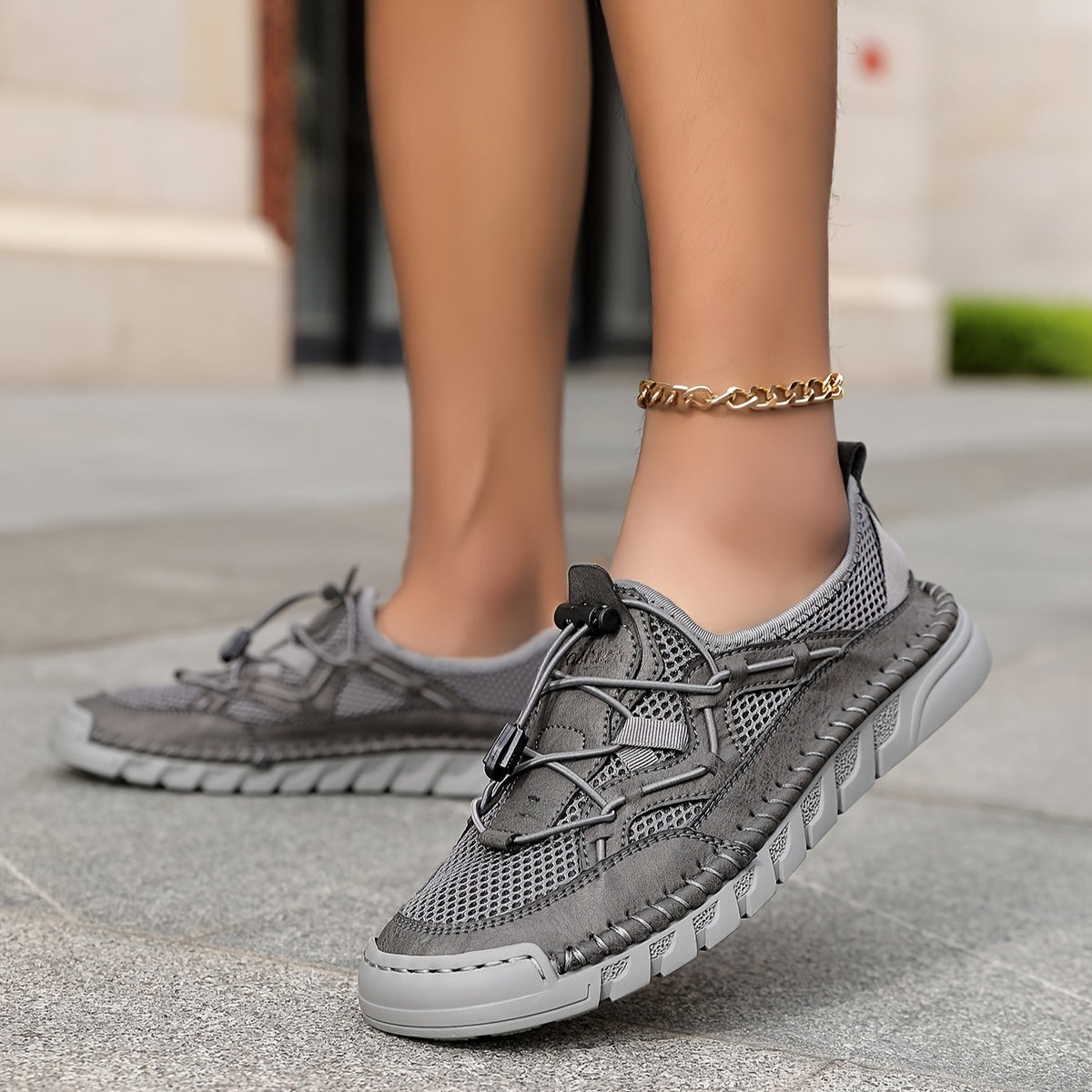 Bennett And Family Aurora breathable comfort shoes with mesh upper and cushioned sole, designed for casual wear.