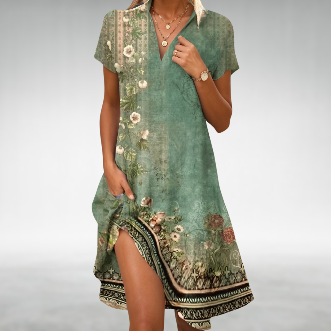 Moira Floral Midi Dress