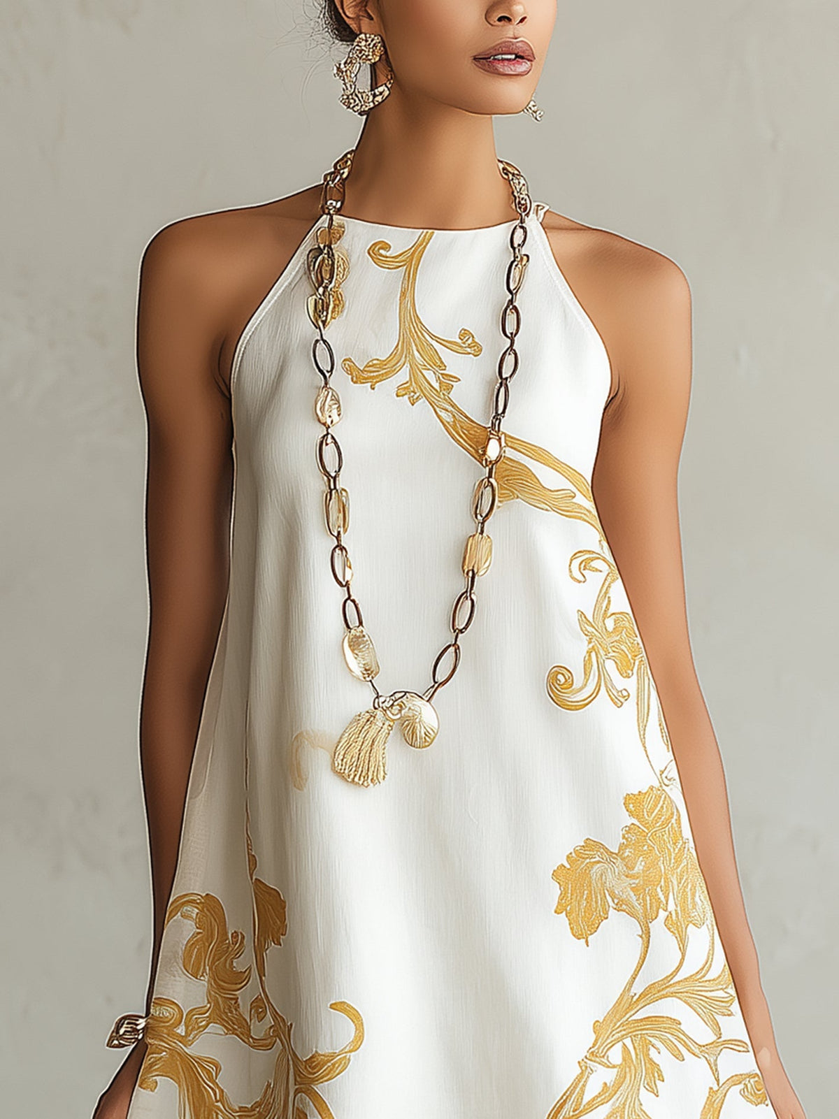 Bennett and Family Aurore Floral Mini Dress with vibrant floral pattern, sleeveless design, and fitted silhouette.