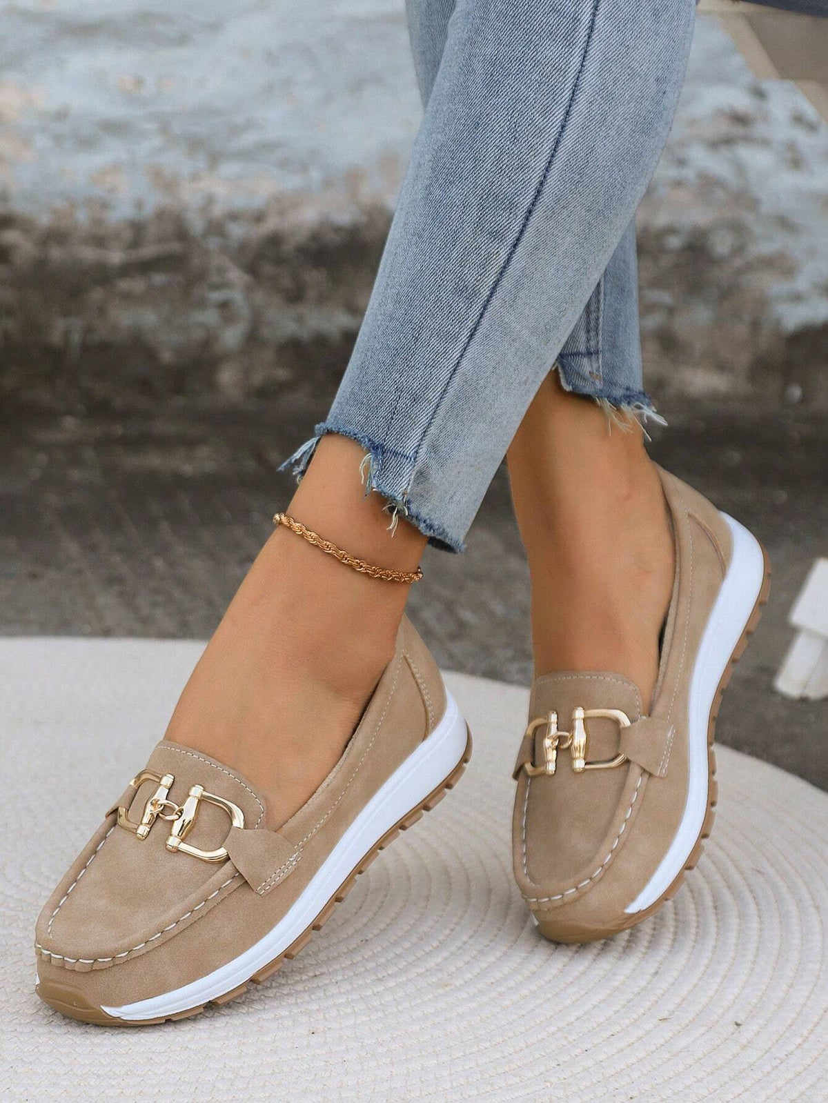 Edith | Flat Buckle Moccasins