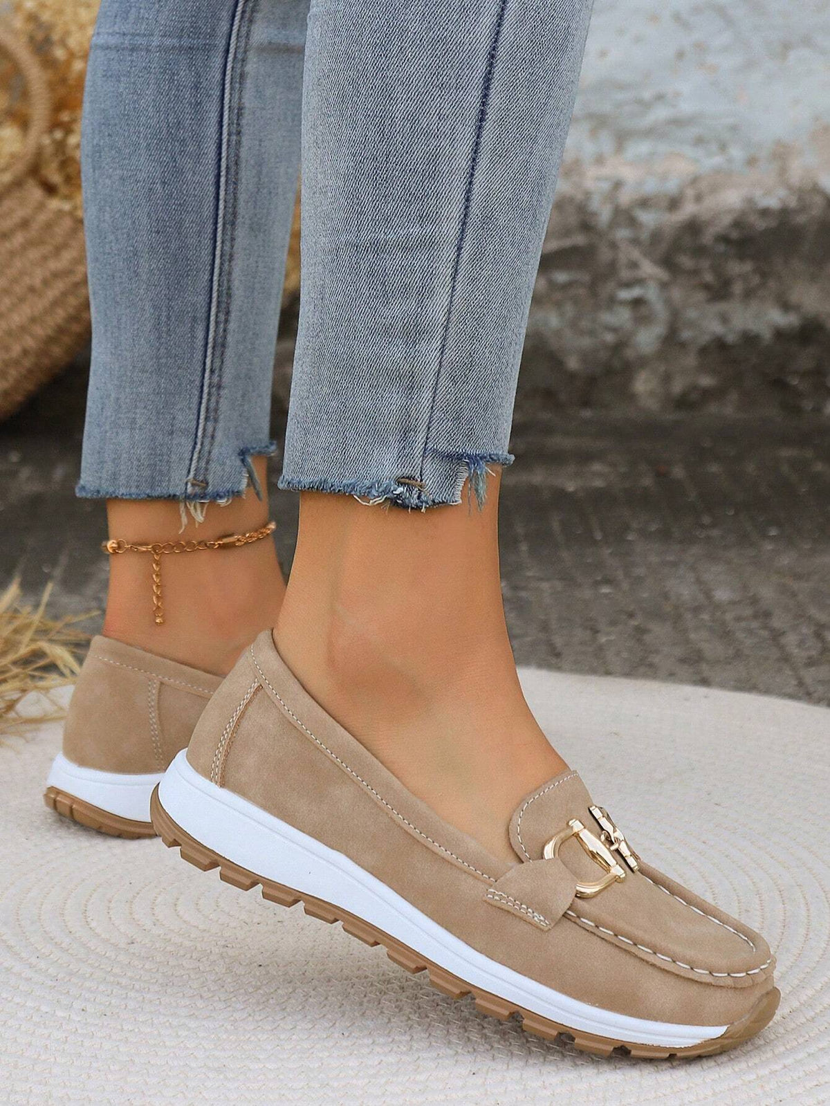 Edith | Flat Buckle Moccasins