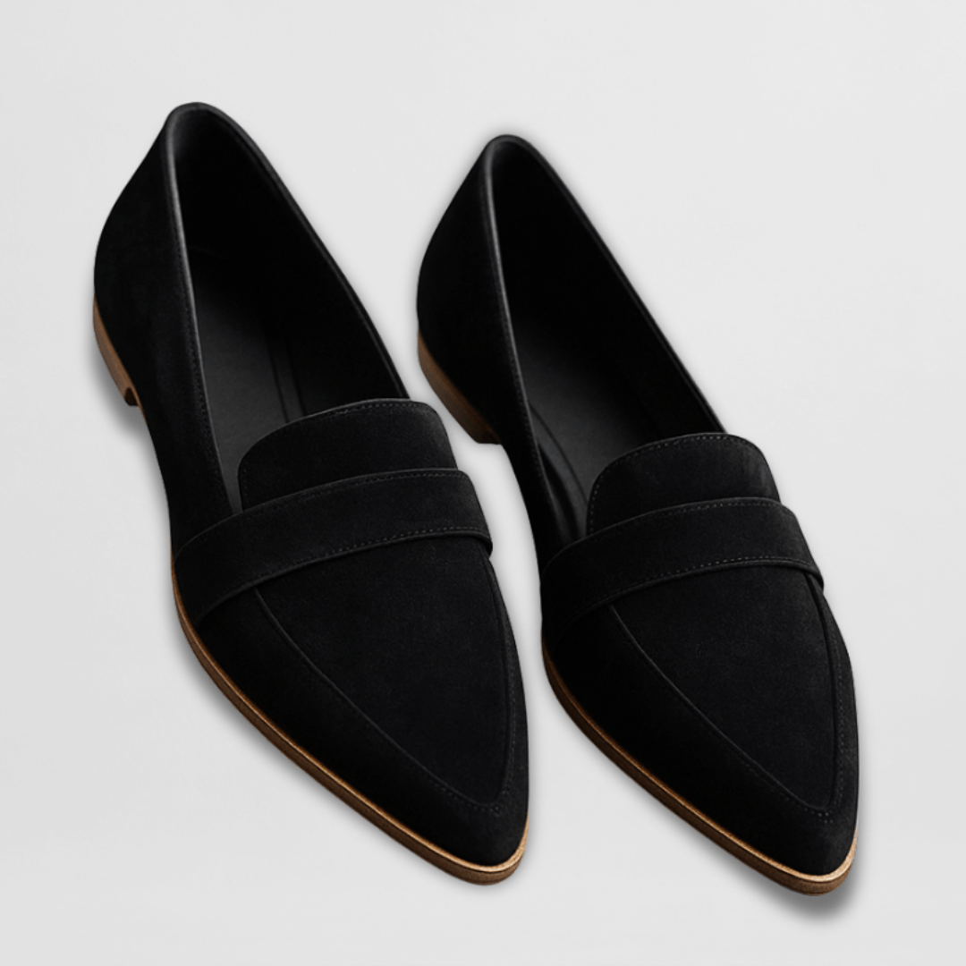 Ruby | Pointed Wedge Loafers