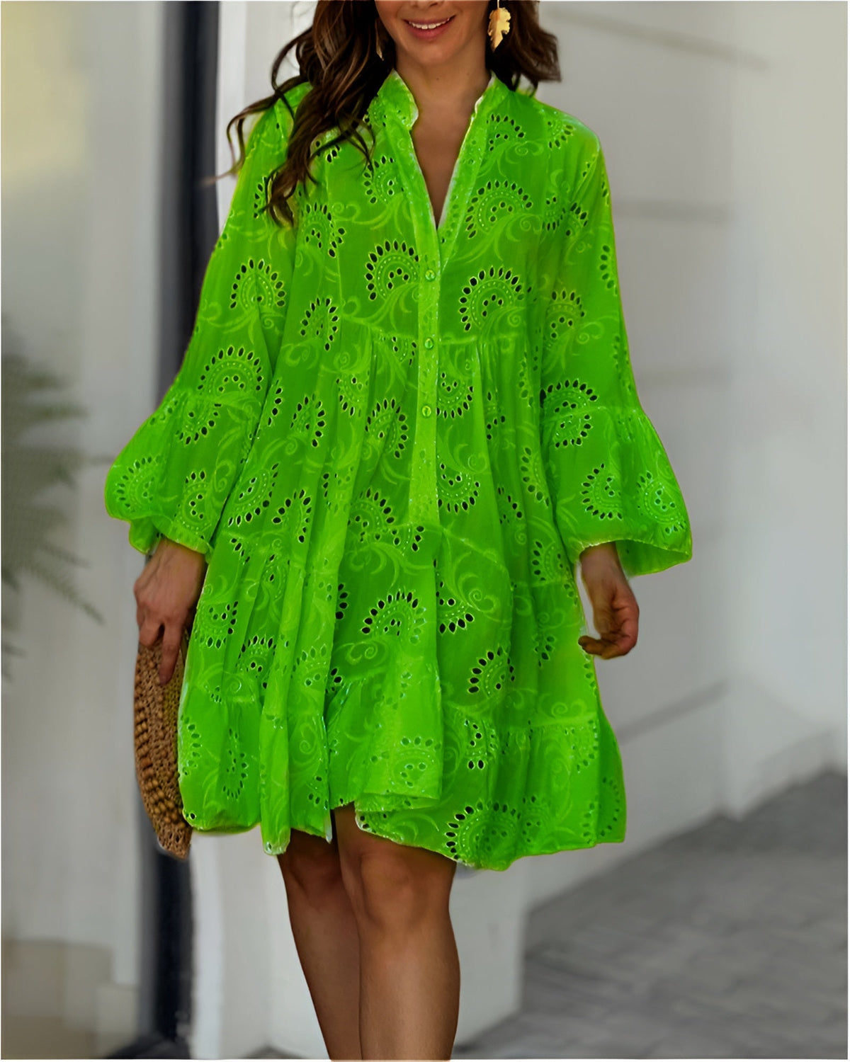 Roselyne summer dress by The Rowan Daughters, elegant and comfortable with a flowing fabric and stylish design.