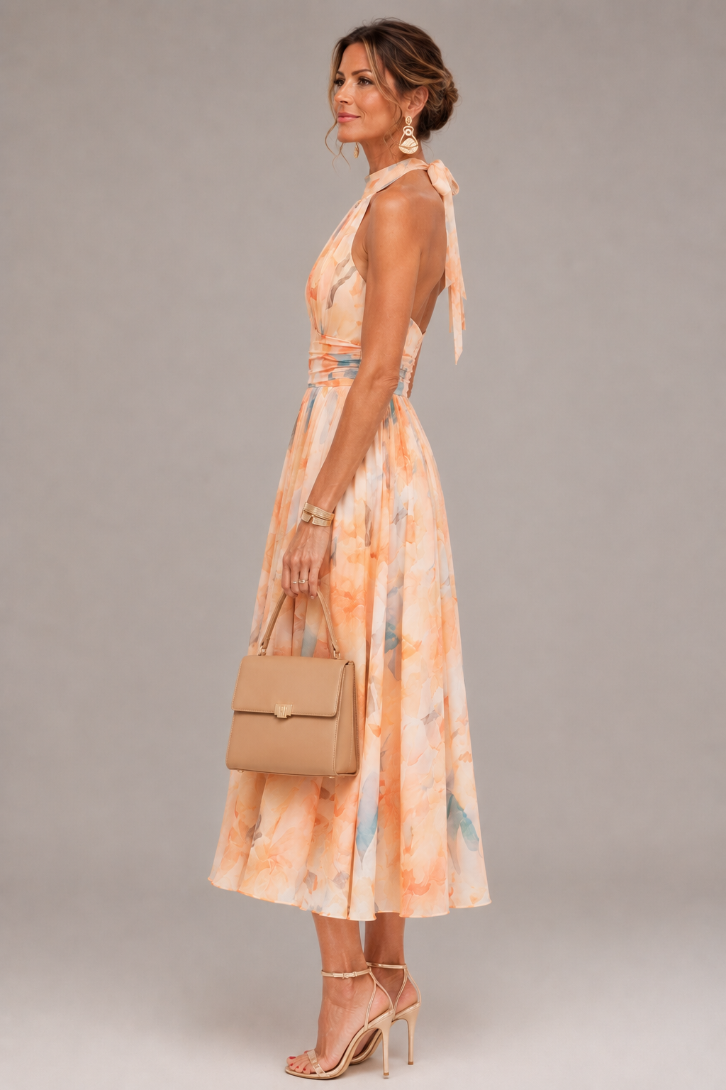 Light blue Aurora Summer Dress by Bennett And Family with a breezy, sleeveless design ideal for warm-weather occasions.
