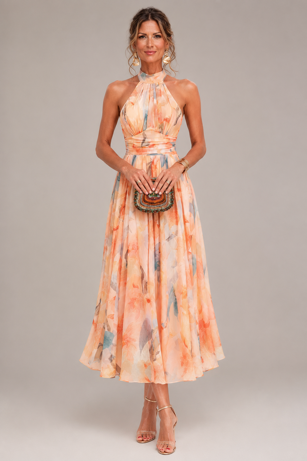 Light blue Aurora Summer Dress by Bennett And Family featuring a flowy fabric and sleeveless design, perfect for warm weather.