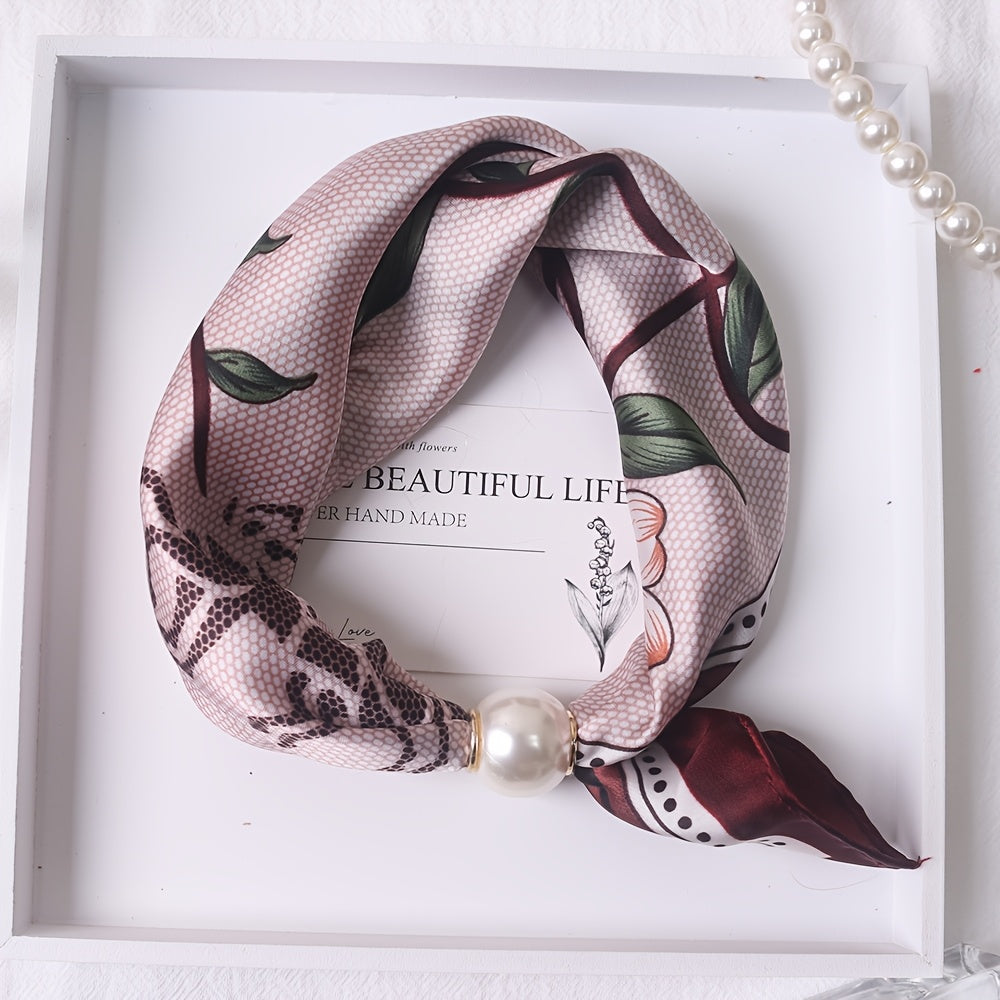 Elodie linen scarf by Bennett and Family featuring soft, lightweight fabric with a subtle pattern in neutral tones.