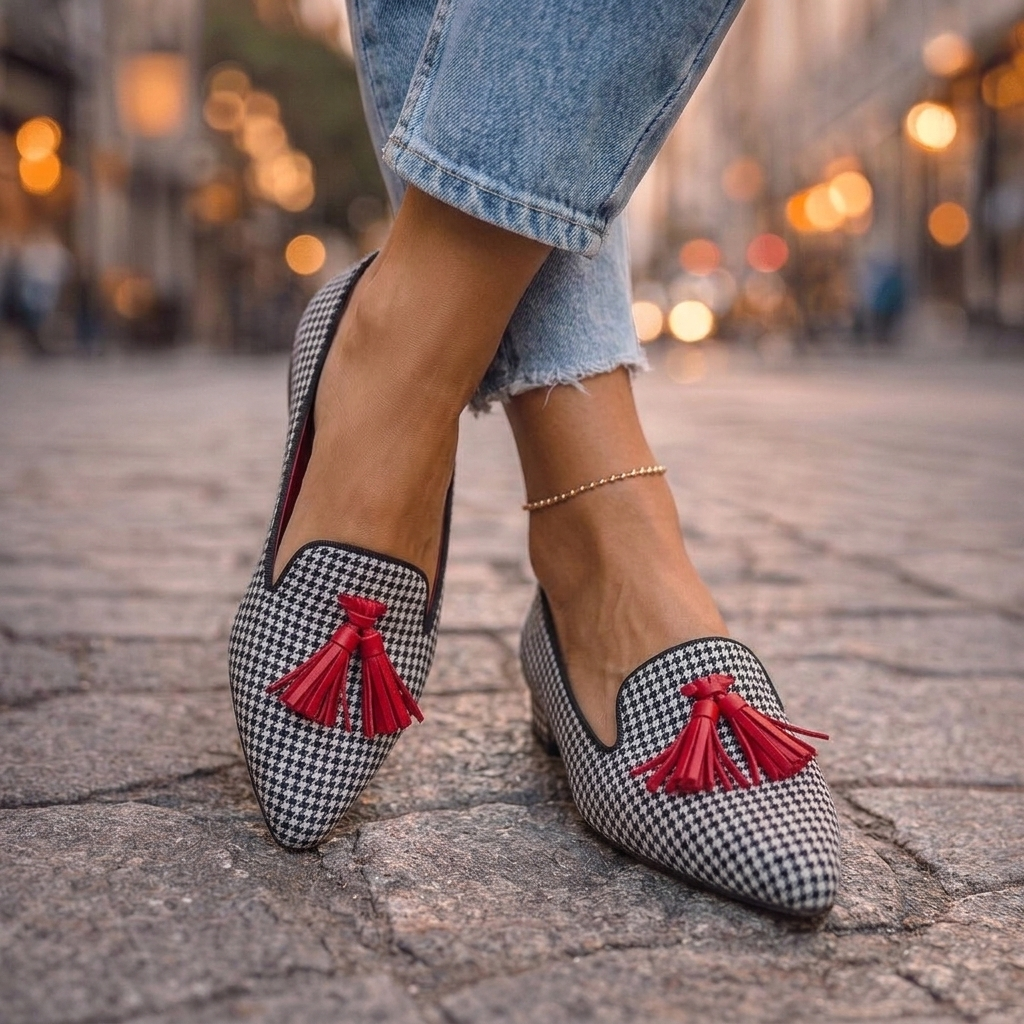 Penelope | Pointed Slip-On Flats