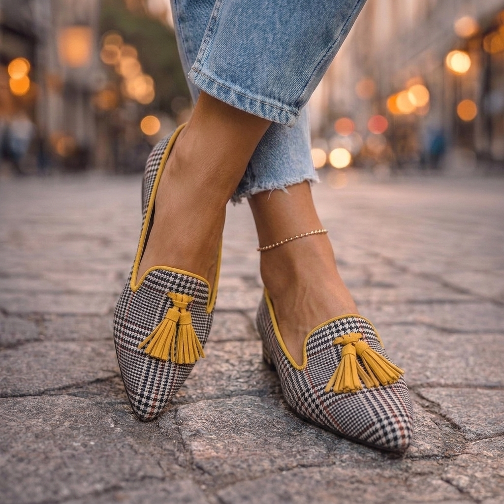Penelope | Pointed Slip-On Flats