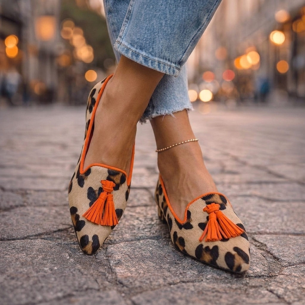Penelope | Pointed Slip-On Flats